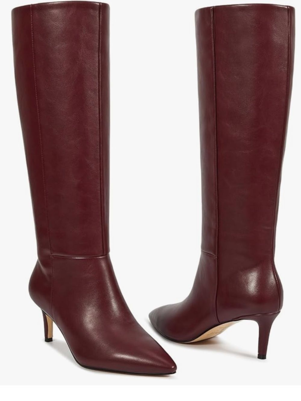 (W9) Wet Kiss knee-high boots-Pointed toe,low heel and side zip,full women's 8.5 - Picture 3 of 15